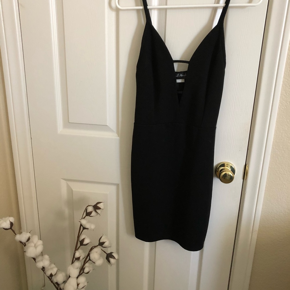 French Terry little black dress (s)